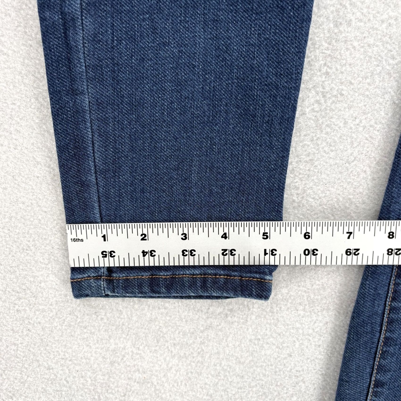 Vintage D. Jeans Skinny Ankle Jeans Womens 4 Blue High Rise Slim Stretch Denim NWT Size 27" / US 4 / IT 40 - 7 Thumbnail