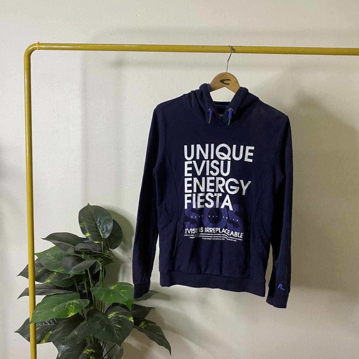 Evisu Evisu Unique Pullover Hoodie Size US S / EU 44-46 / 1 - 1 Thumbnail