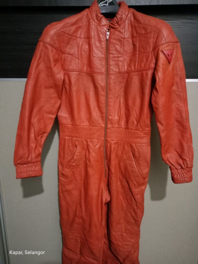 Dainese Rare 90s Dainese Leather Jumpsuit cafe racer boiler suit Size US S / EU 44-46 / 1 - 2 Thumbnail