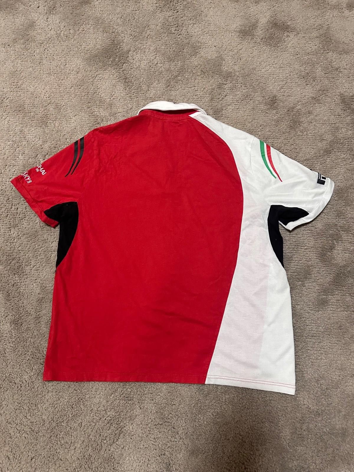 Puma Vintage Puma Ferrari Racing Red Polo Santander sponsor sz XL Size US XL / EU 56 / 4 - 8 Thumbnail