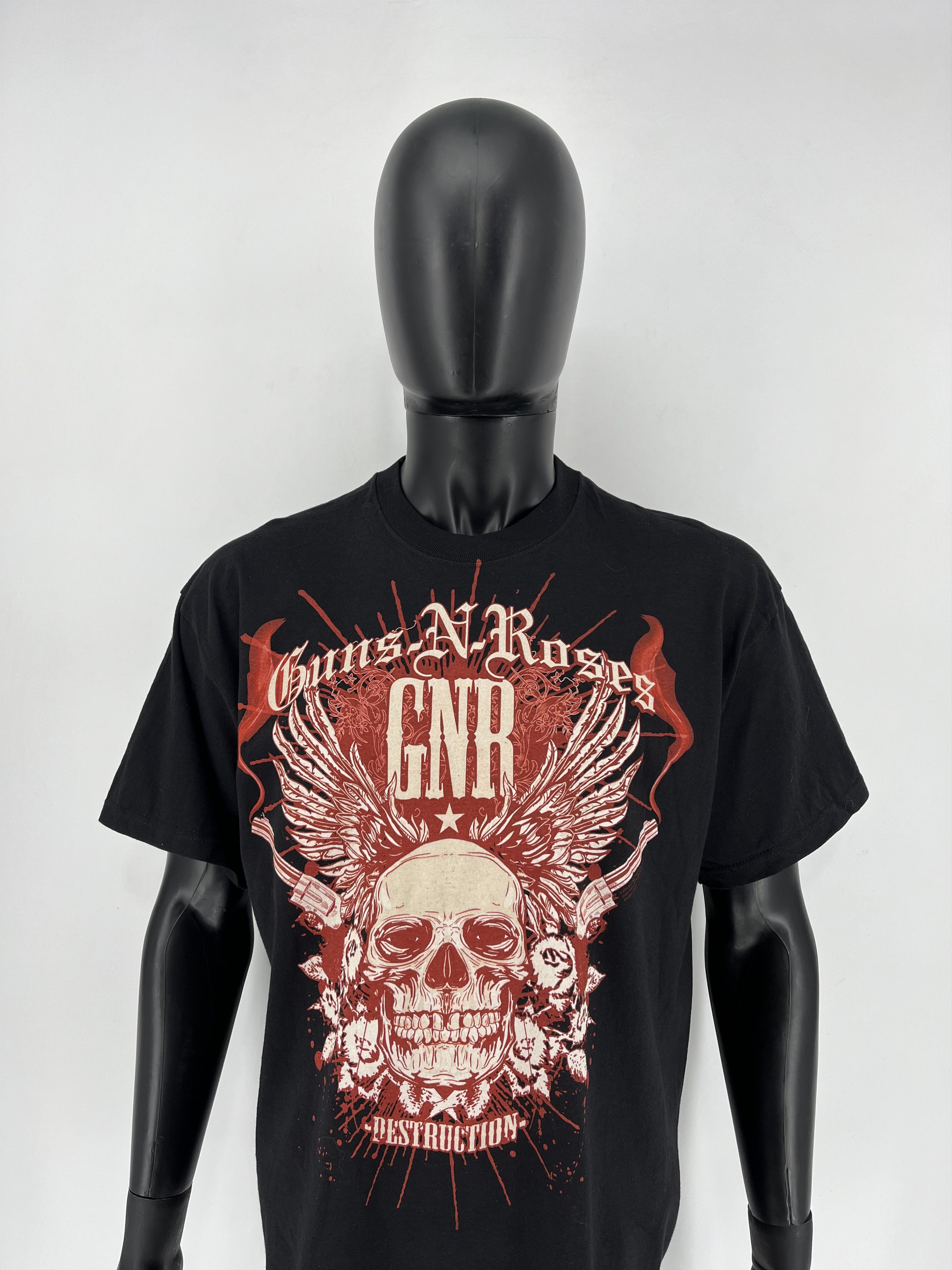 Band Tees × Vintage Vintage Guns N’ Roses 🌹 Big Logo Band Rock Metal Size US XL / EU 56 / 4 - 1 Thumbnail