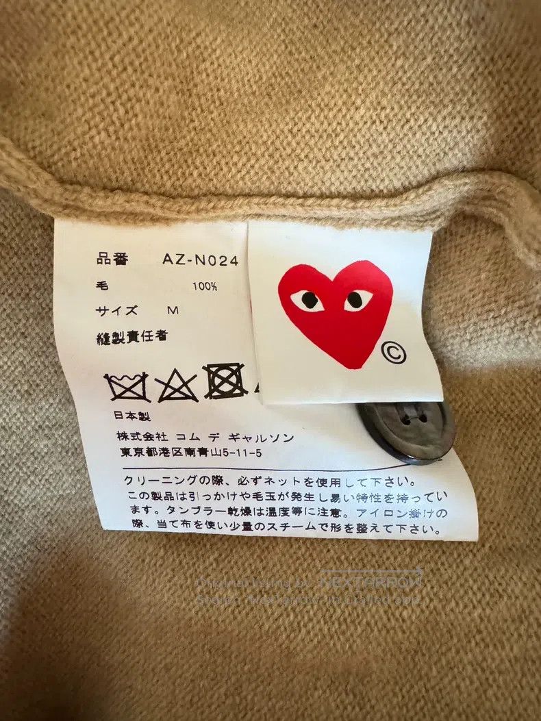 Comme des Garcons Comme Des Garcons V-Neck Knit Cardigan Size M / US 6-8 / IT 42-44 - 7 Thumbnail
