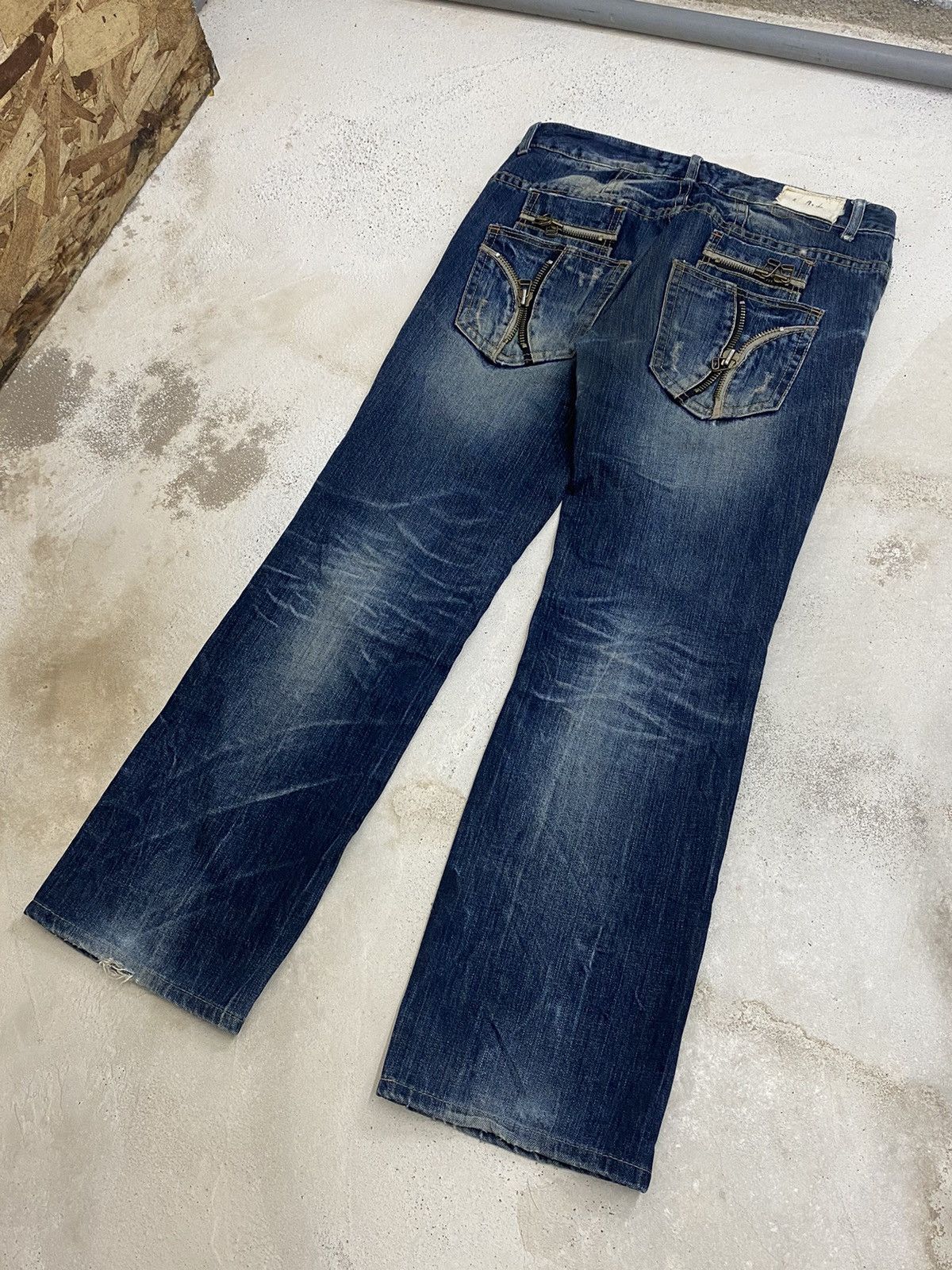 If Six Was Nine × Japanese Brand × Le Grande Bleu (L.G.B.) Lolita Japan Yoshimoto Nara Whisker Washed Zipper Pocket Size US 34 / EU 50 - 9 Thumbnail