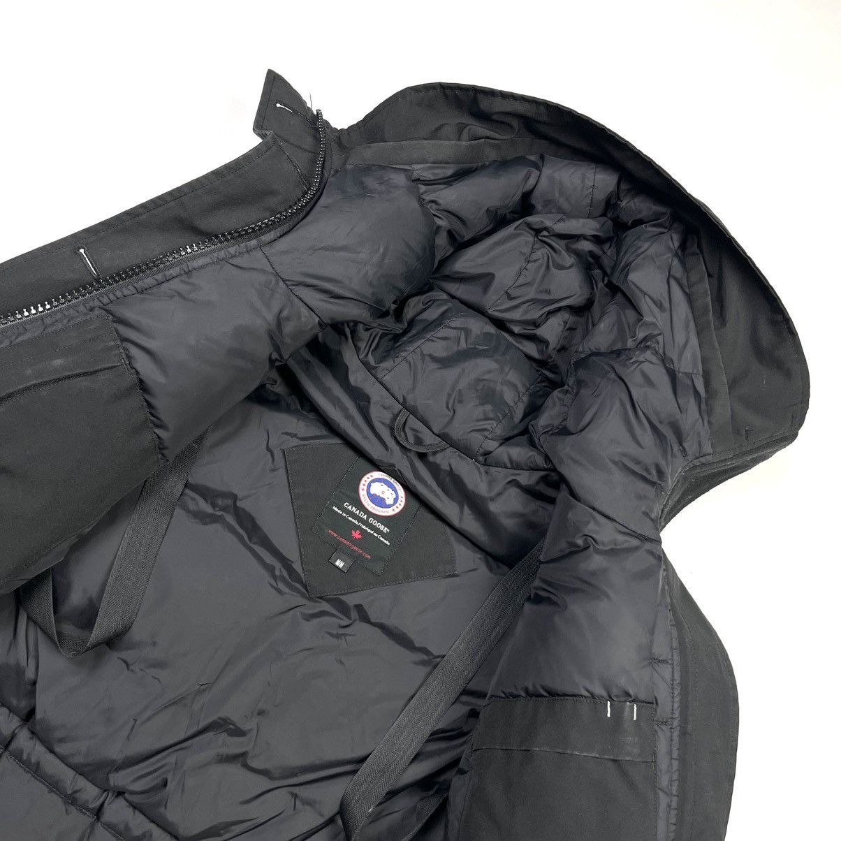 Canada Goose × Vintage Canada Goose Parka Down Jacket Expedition Black Size M / US 6-8 / IT 42-44 - 9 Thumbnail