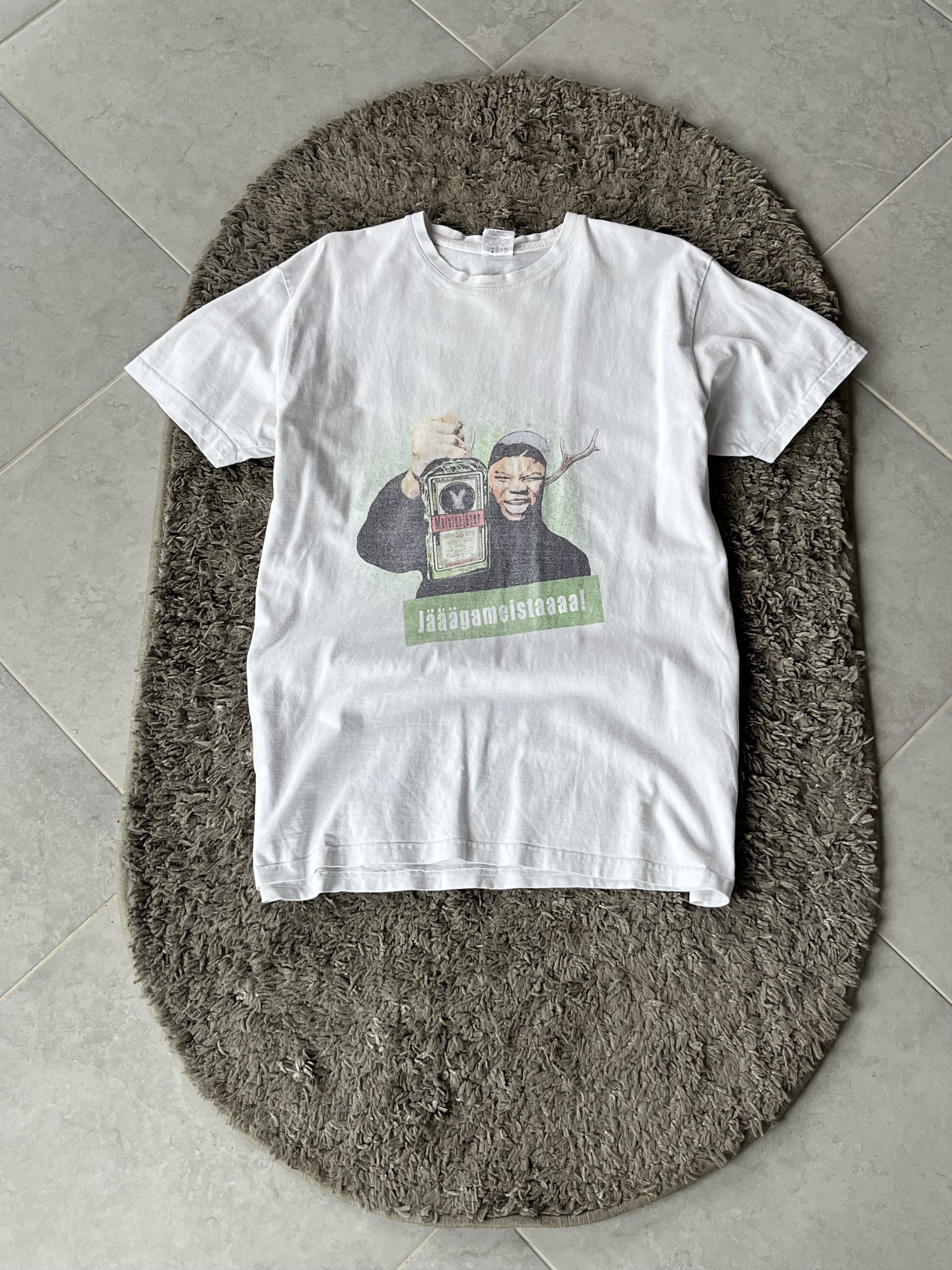 Jagermeister Vintage Tee Jagermeister BIG LOGO Streetwear Size US XL / EU 56 / 4 - 1 Thumbnail