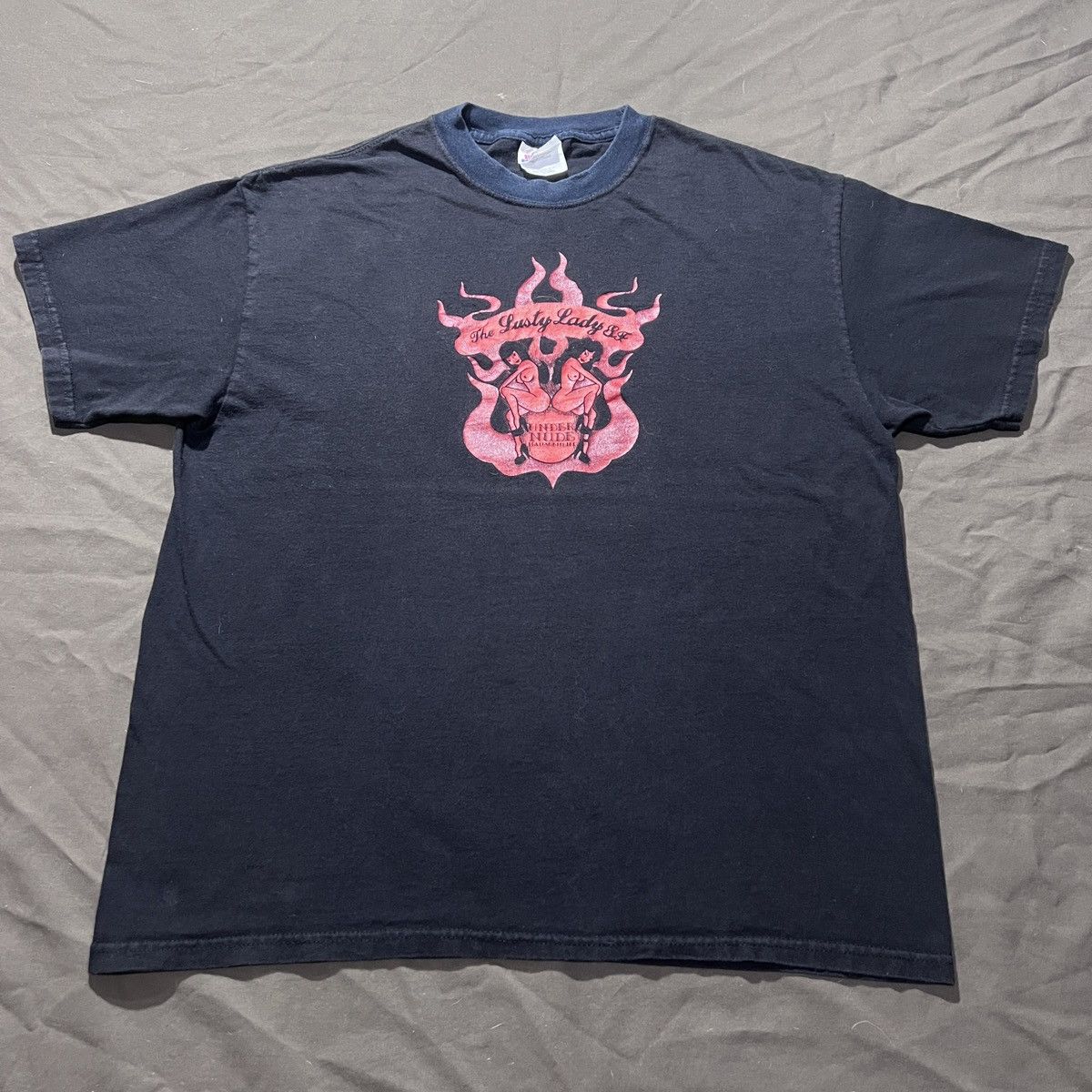 Vintage Vintage Y2K Lusty Lady Under Nude Strip Club Tee sexy Size US L / EU 52-54 / 3 - 2 Thumbnail