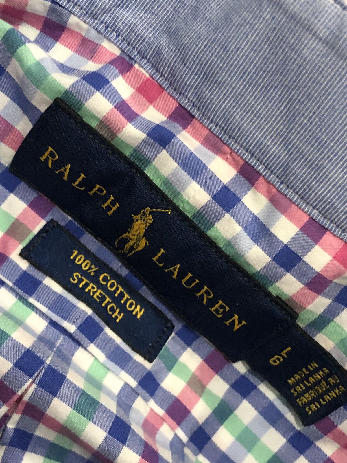 Polo Ralph Lauren Polo Ralph Lauren Easter Gingham Button Down Size US L / EU 52-54 / 3 - 6 Thumbnail