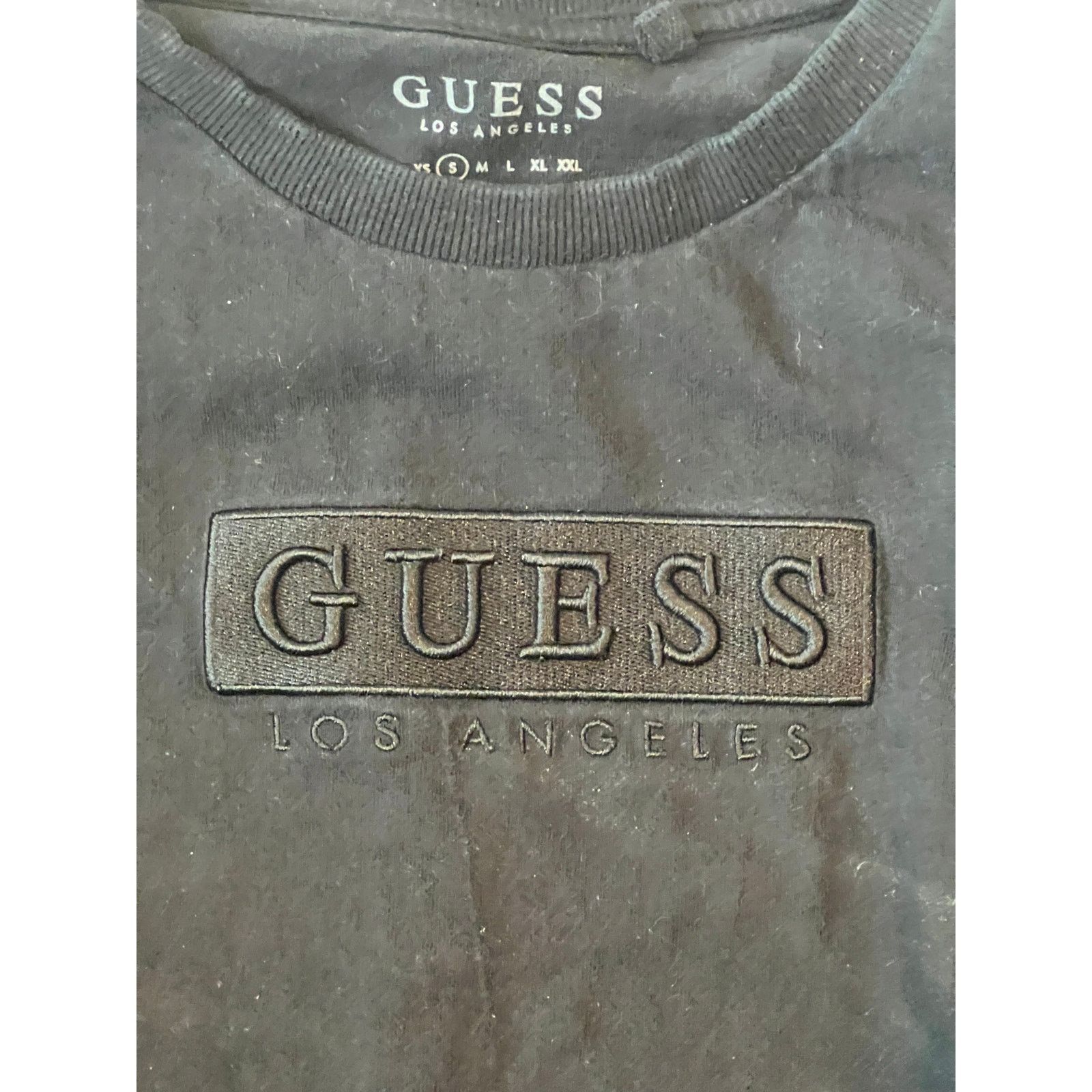 Guess Guess Charcoal Gray Patch Logo T-Shirt Mens S Size US S / EU 44-46 / 1 - 4 Thumbnail
