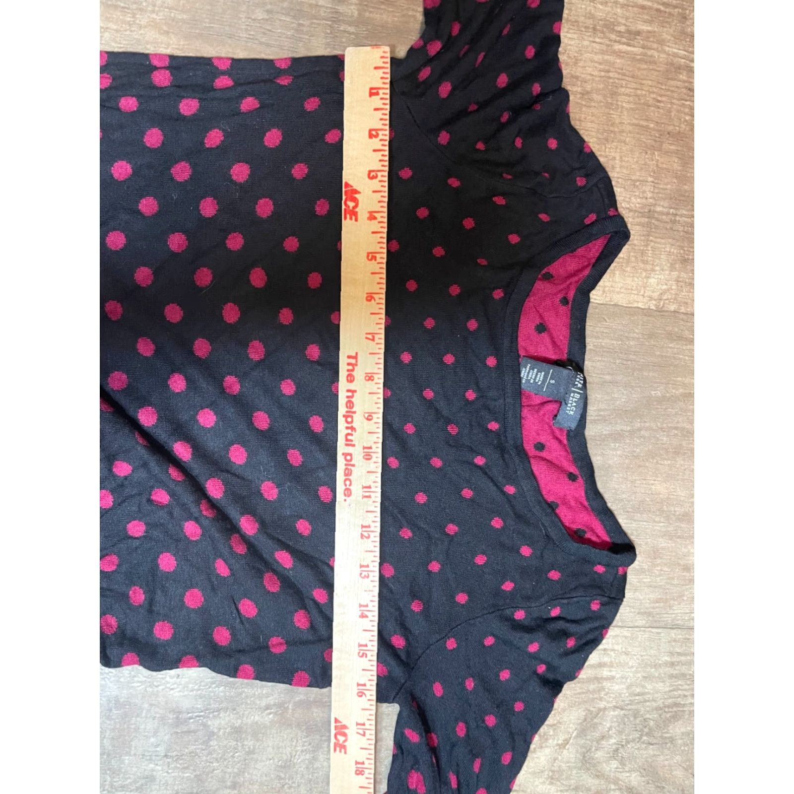 White House Black Market White House Black Market Sweater Womens Small Black Polka Dots Long Sleeve Knit Size S / US 4 / IT 40 - 4 Thumbnail