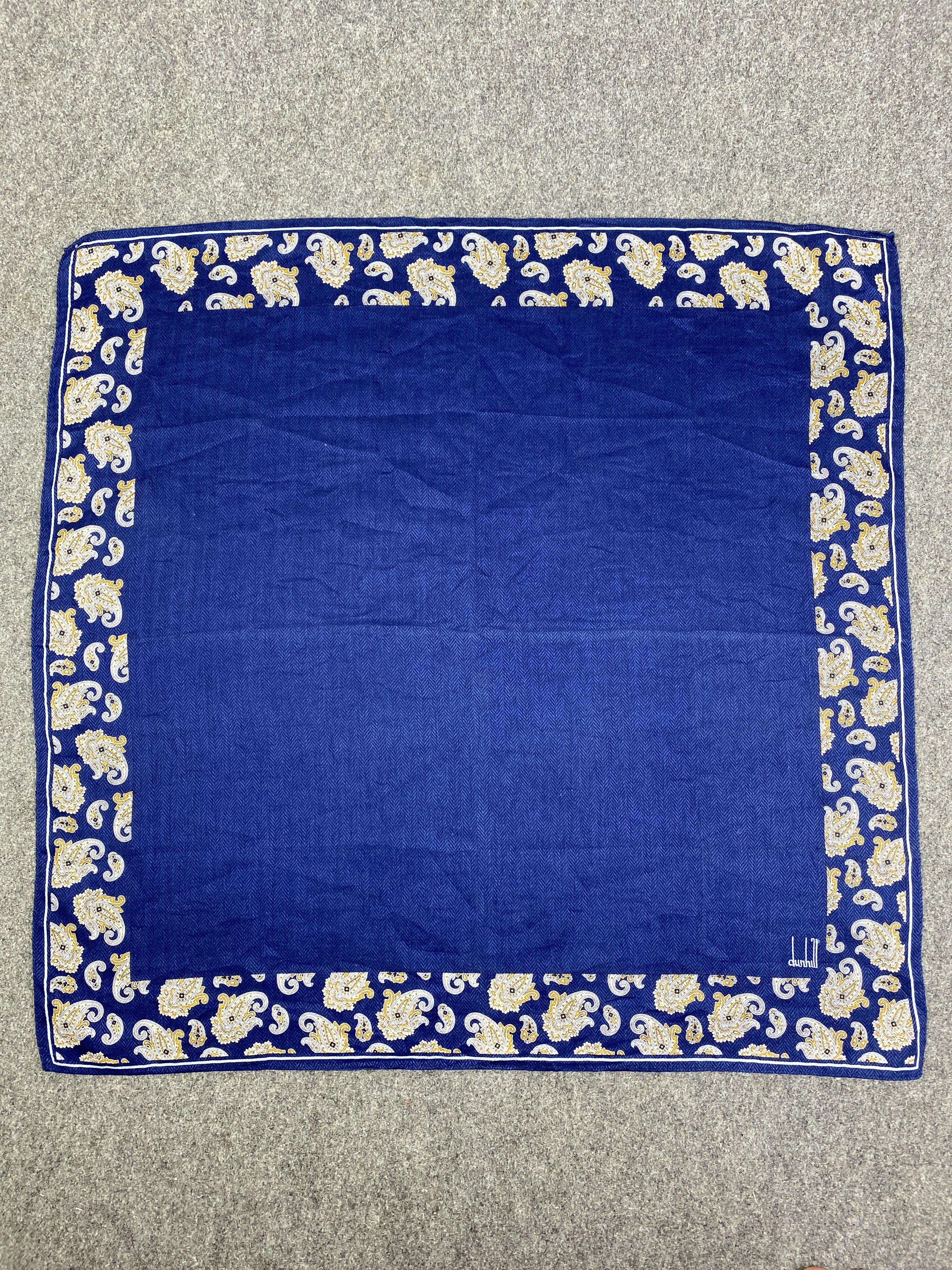 Alfred Dunhill Vintage Dunhill Handkerchief / Neckerchief HKC1062 Size ONE SIZE - 4 Thumbnail