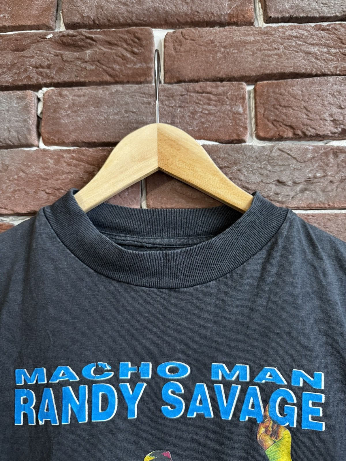 Vintage Rare Vintage 90s Macho Man WWE WWF Wrestling Promo Tee Size US M / EU 48-50 / 2 - 6 Thumbnail