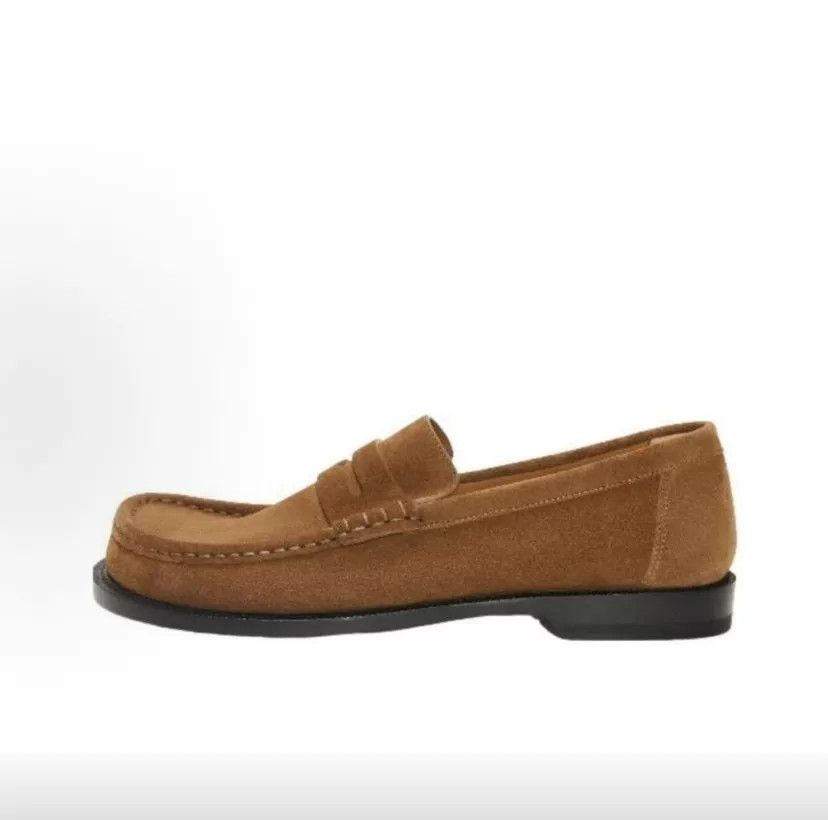 Loewe LOEWE Brown Suede Loafers Size 44 Size US 10 / EU 43 - 1 Thumbnail