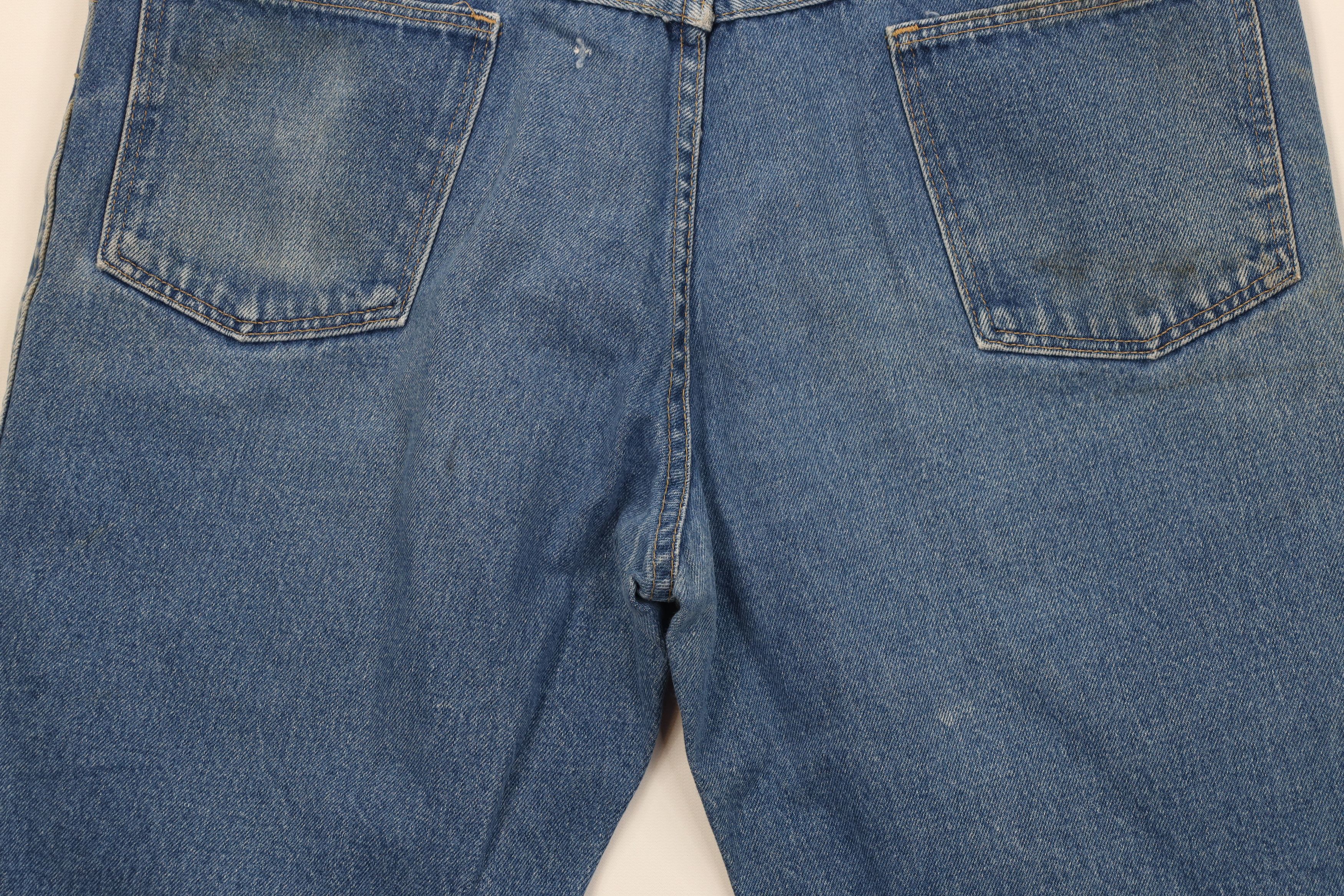 Vintage Vintage 70s 80s Streetwear Wide Leg Bootcut Denim Jeans USA Size US 36 / EU 52 - 12 Thumbnail