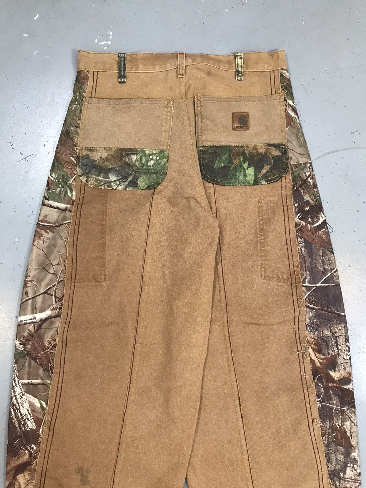 Carhartt × Designer × Vintage Vintage custom carhartt B01 BRN camo straight fit denim Size US 32 / EU 48 - 9 Thumbnail