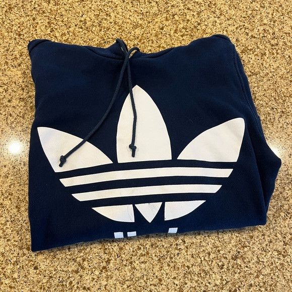 Adidas adidas Sweatshirt with White Trefoil Size M / US 6-8 / IT 42-44 - 1 Thumbnail