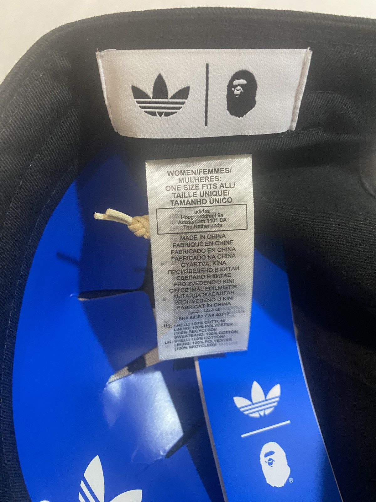 Bape Adidas X Bape Baseball Cap Size ONE SIZE - 11 Thumbnail