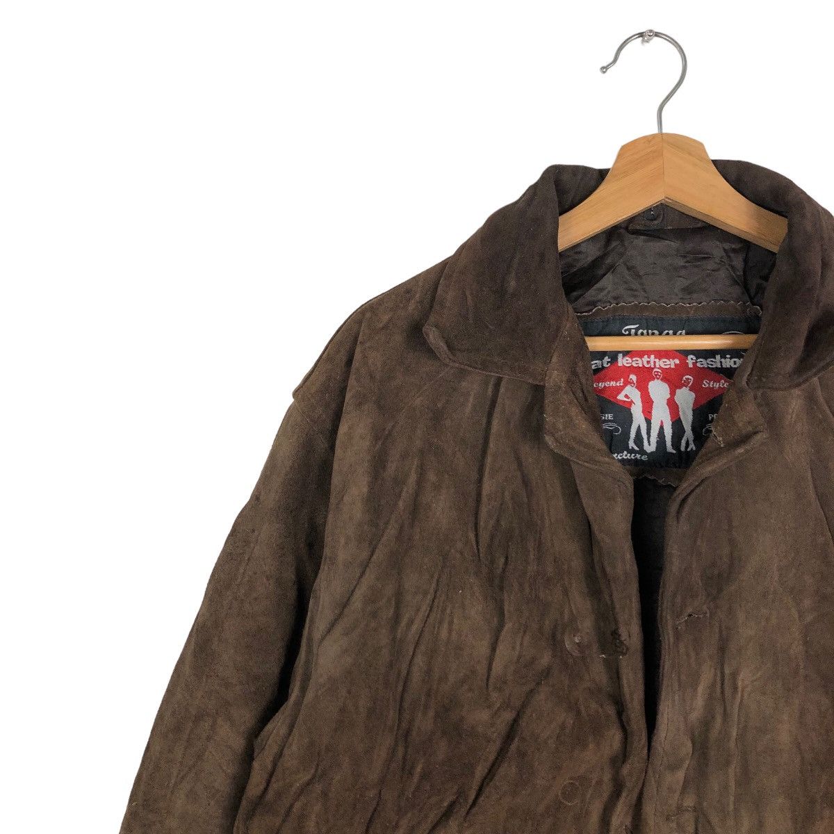 Genuine Leather 🔥Vintage 90’s Bomber Genuine Leather Jacket Tango Great Size US S / EU 44-46 / 1 - 7 Thumbnail