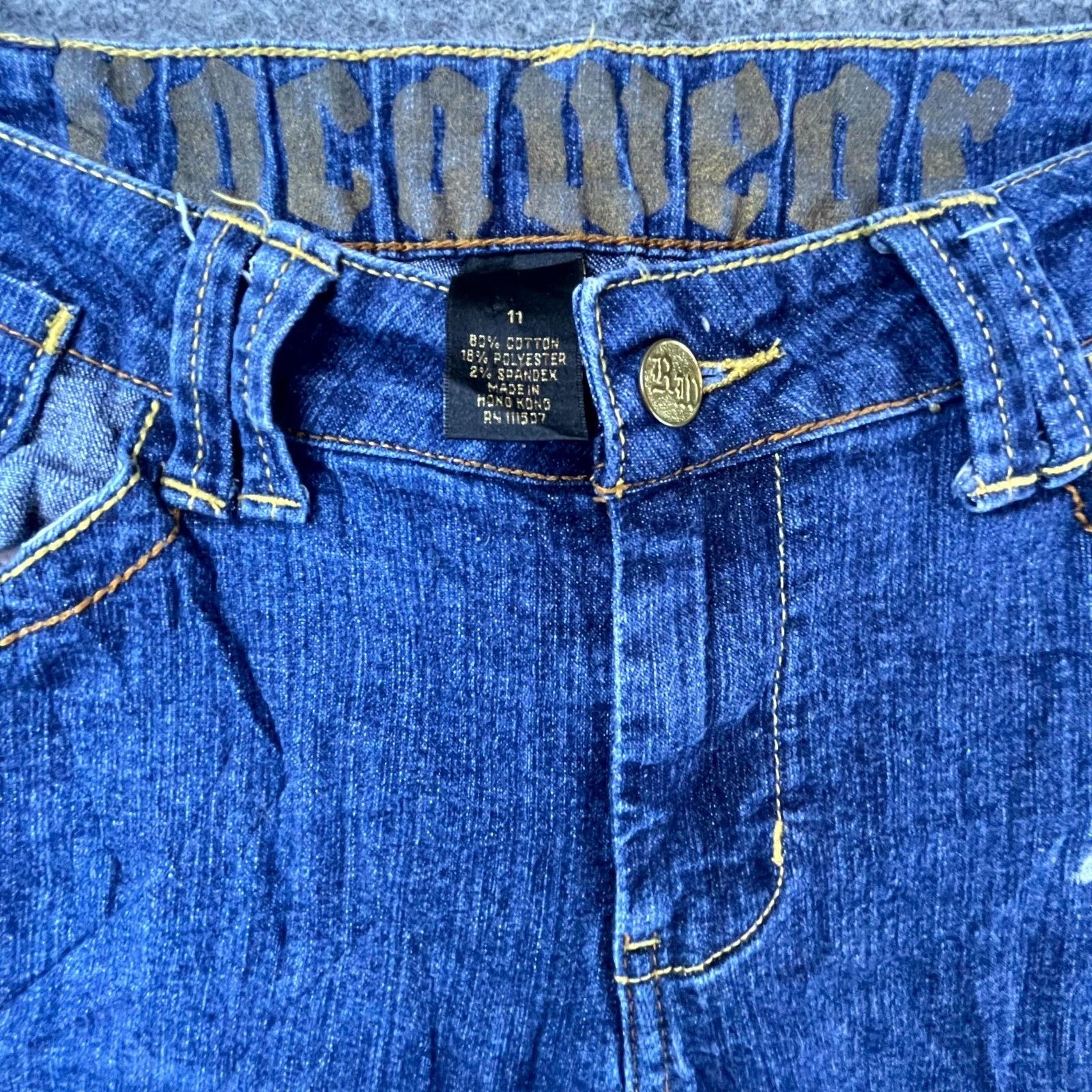 Rocawear Vintage Rocawear Bootcut Jeans Womens 11 Y2K Logo Embroider Size 30" / US 8 / IT 44 - 5 Thumbnail