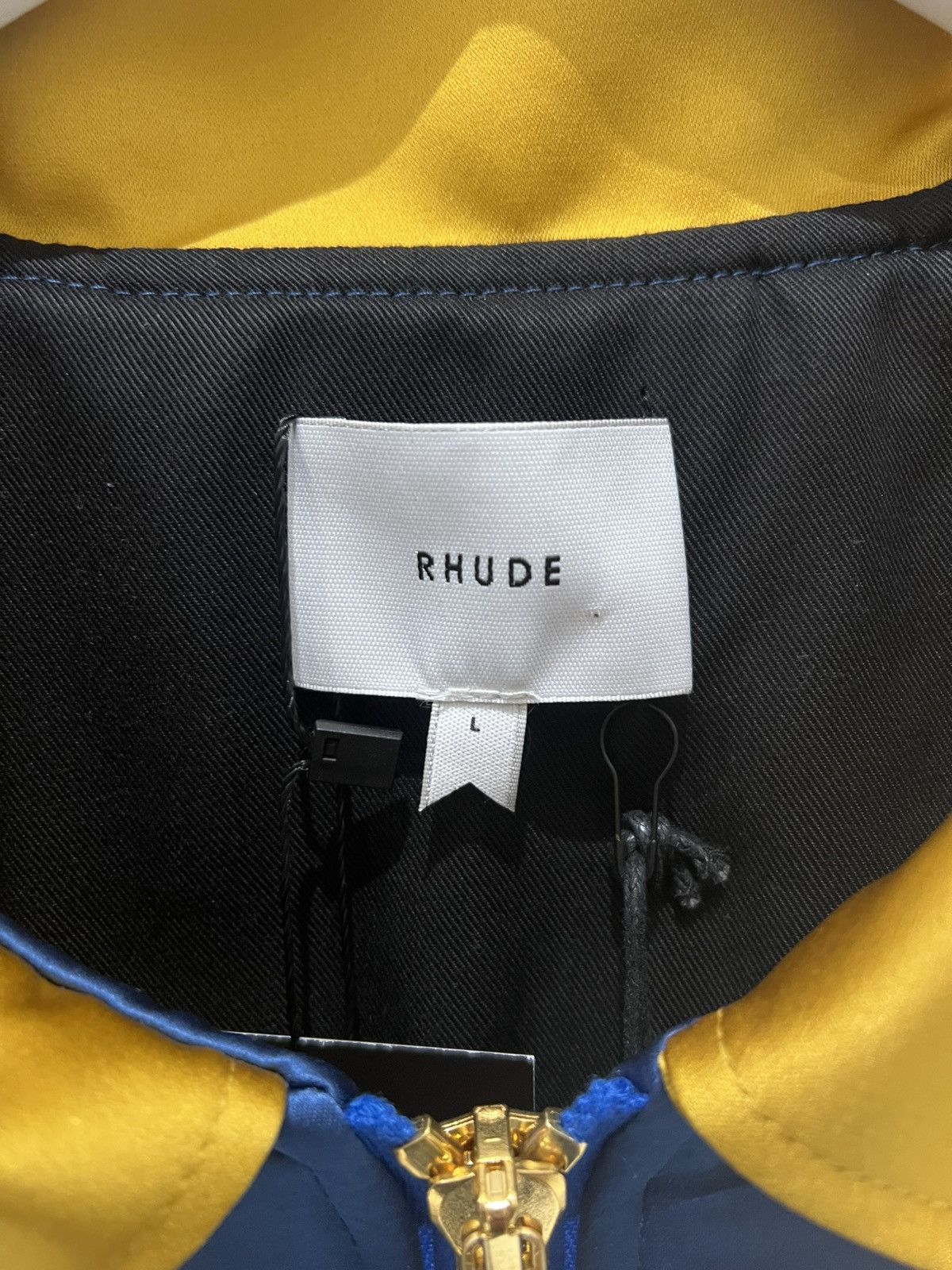 Rhude RHUDE PALM EAGLES SOUVENIER JACKET NAVY&MUSTARD YELLOW SizeL Size US L / EU 52-54 / 3 - 9 Thumbnail