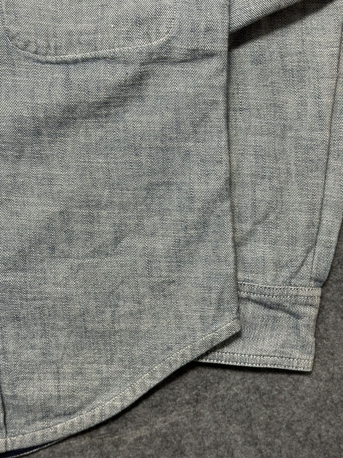 Japanese Brand See by Chloé blue long-sleeve chambray shirt. Size US S / EU 44-46 / 1 - 4 Thumbnail