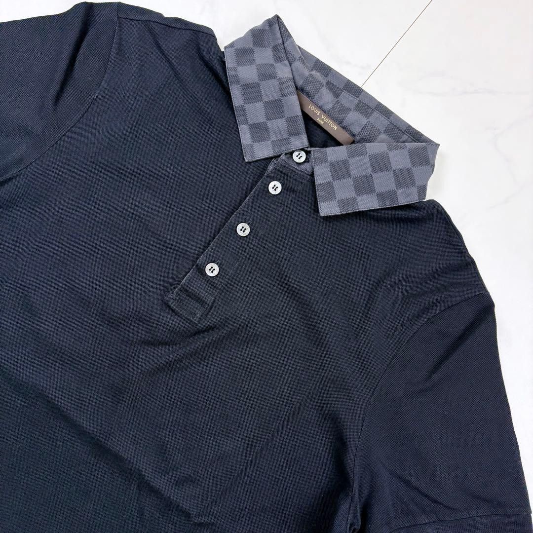 Louis Vuitton Louis Vuitton Damier Polo Shirt with Pique Collar Size US M / EU 48-50 / 2 - 2 Thumbnail