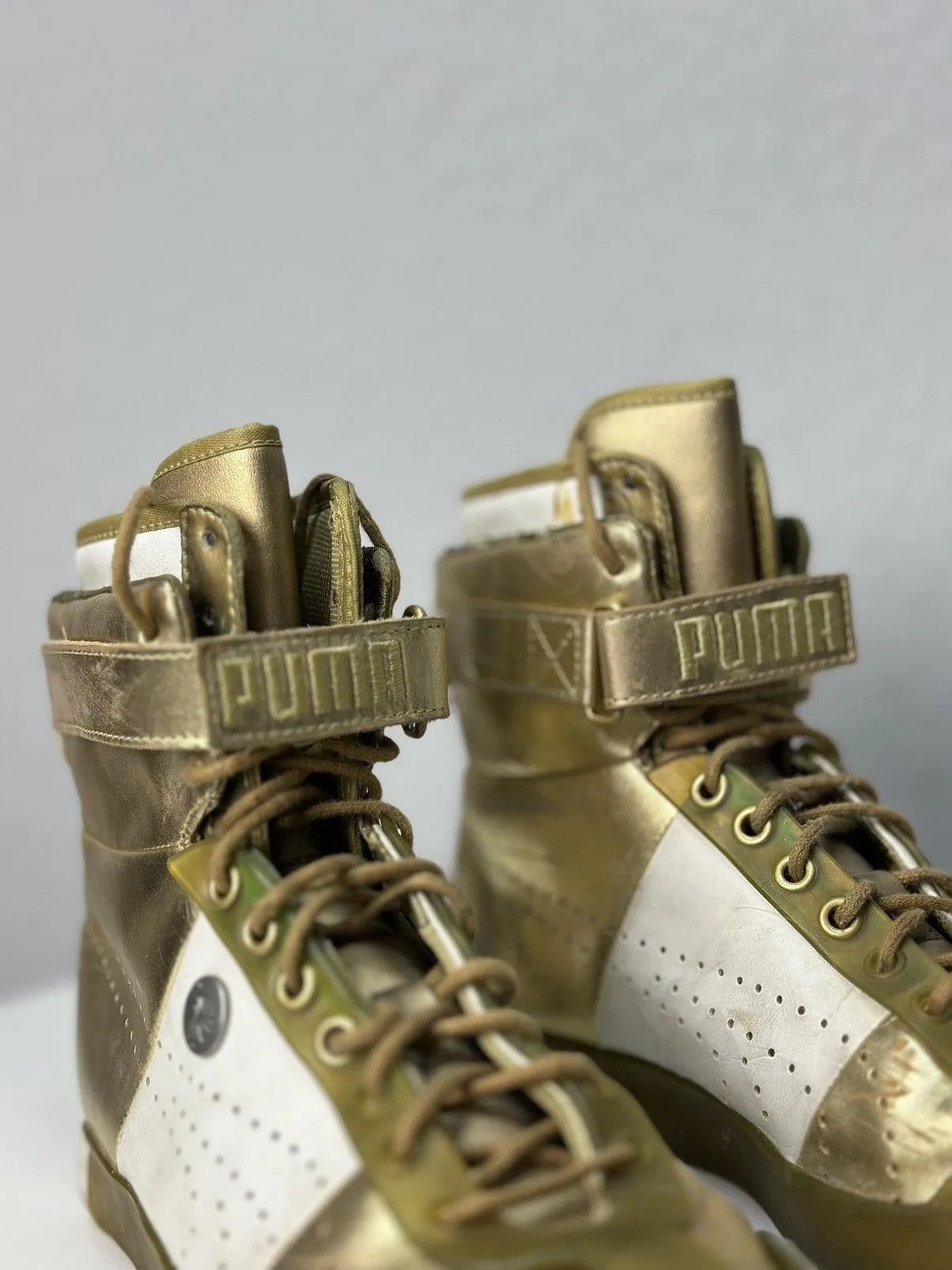 Puma Vintage Puma Japan High Shoes Leather Boots Design Mihara Size US 7 / EU 40 - 7 Thumbnail
