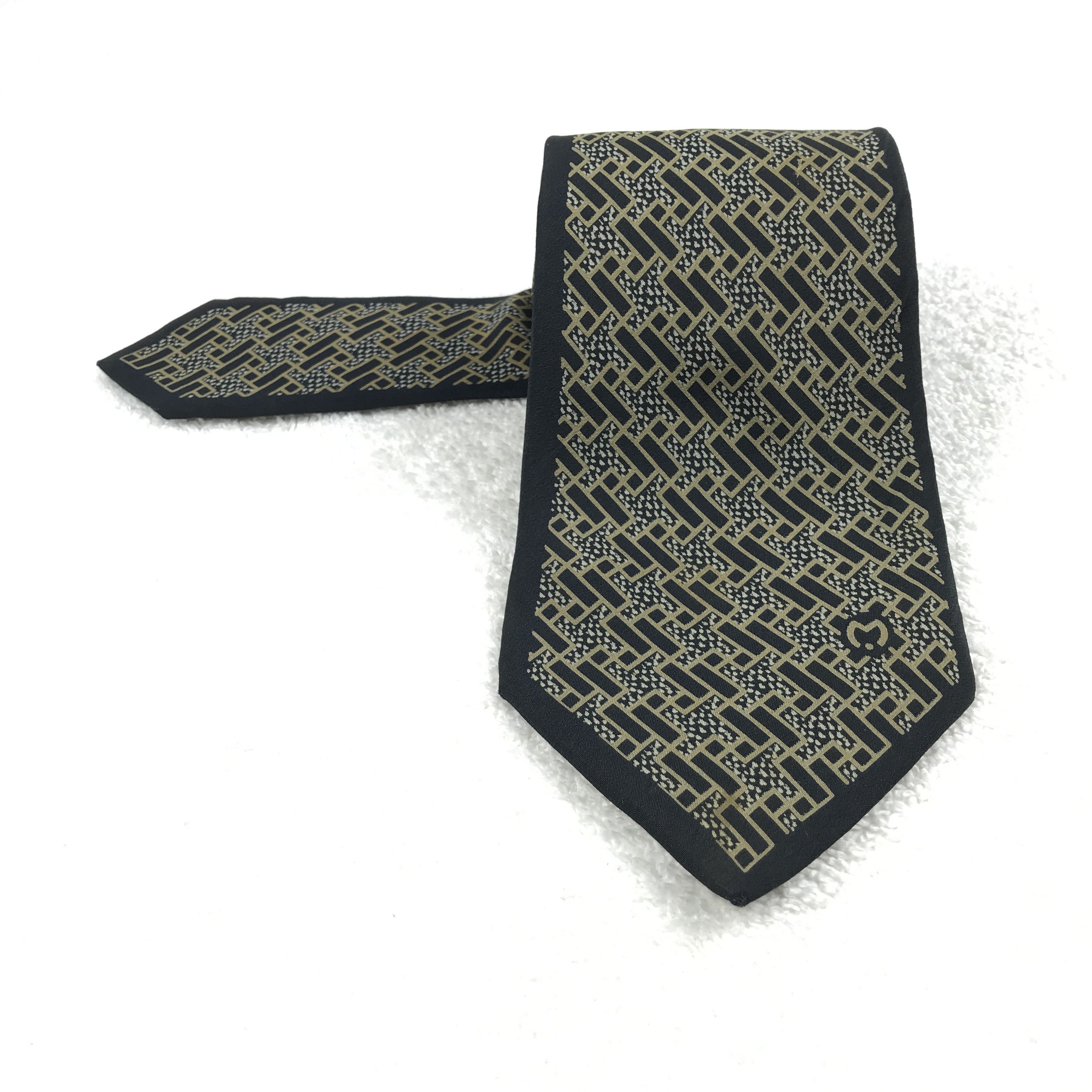 Mila Schon × Vintage Vintage Mila Schon Silk Necktie Size ONE SIZE - 1 Thumbnail