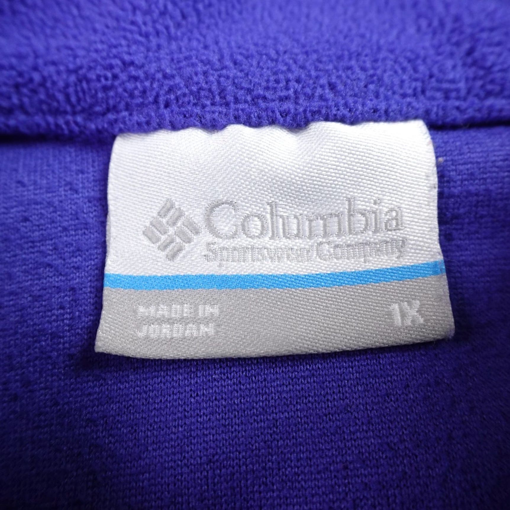 Vintage Columbia Pullover Womens 1X Blue Fleece 1/4 Zip Sweater Outdoor Hiking Casual Shirt Womens 1X Blue 1/4 Zip Pullover Columbia Size XL / US 12-14 / IT 48-50 - 5 Thumbnail