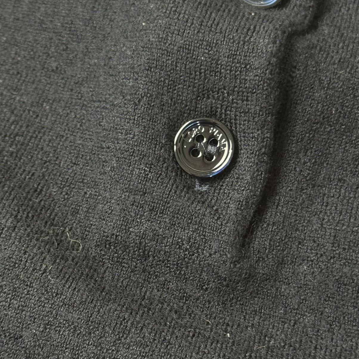 Loro Piana Loro Piana Uniform Black Long Sleeve Cashmere/Silk Polo Size XS / US 0-2 / IT 36-38 - 11 Thumbnail