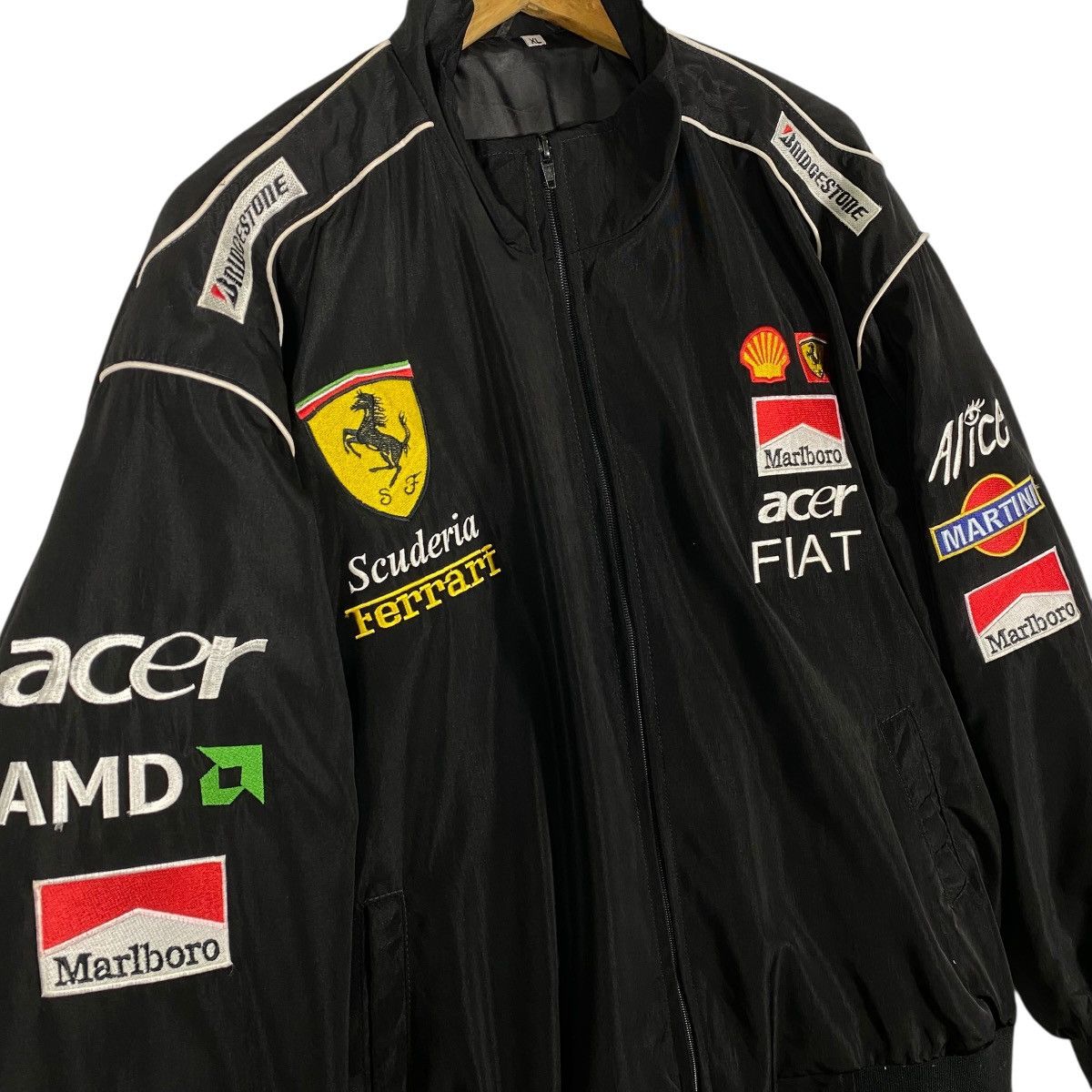 Ferrari Vintage Scuderia Ferrari F1 Racing Zipper Jacket XL Size Size US XL / EU 56 / 4 - 5 Thumbnail
