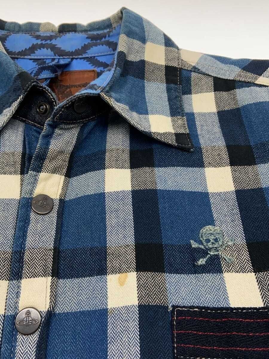 Vivienne Westwood Reconstructed Plaid Denim Button Shirt Size US M / EU 48-50 / 2 - 3 Thumbnail