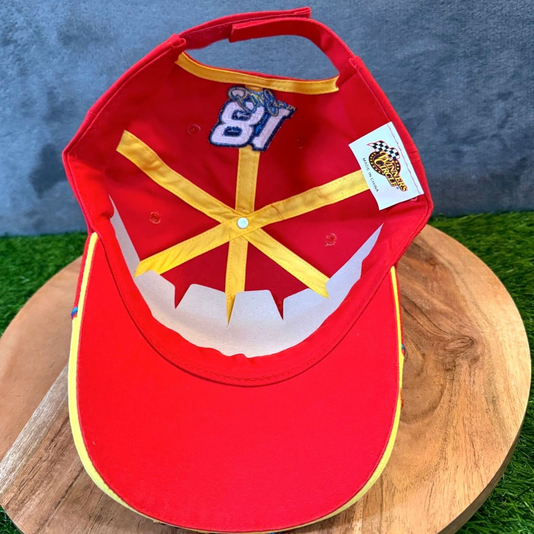 NASCAR VINTAGE Winners Circle Dale Earnhardt Jr 81 Hat Mens One Size Red NASCAR Baseball Cap Size ONE SIZE - 5 Thumbnail