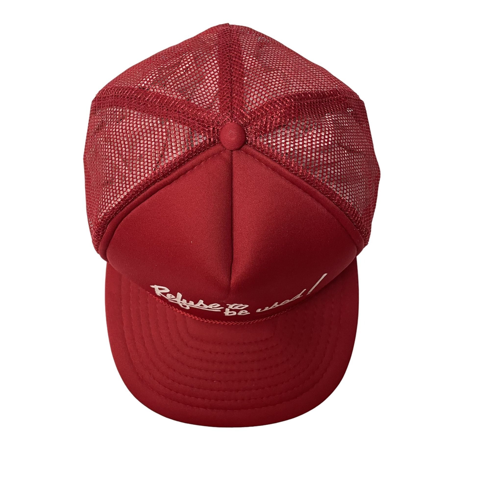 Other NOS 80's New Vtg San Sun ROUGHNECK Red Mesh TRUCKER Hat Size ONE SIZE - 4 Thumbnail