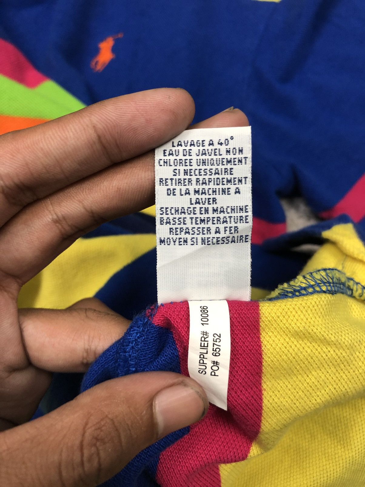Polo Ralph Lauren × RRL Ralph Lauren × Vintage Polo Ralph Lauren Rainbow Poloshirt Size US M / EU 48-50 / 2 - 8 Thumbnail