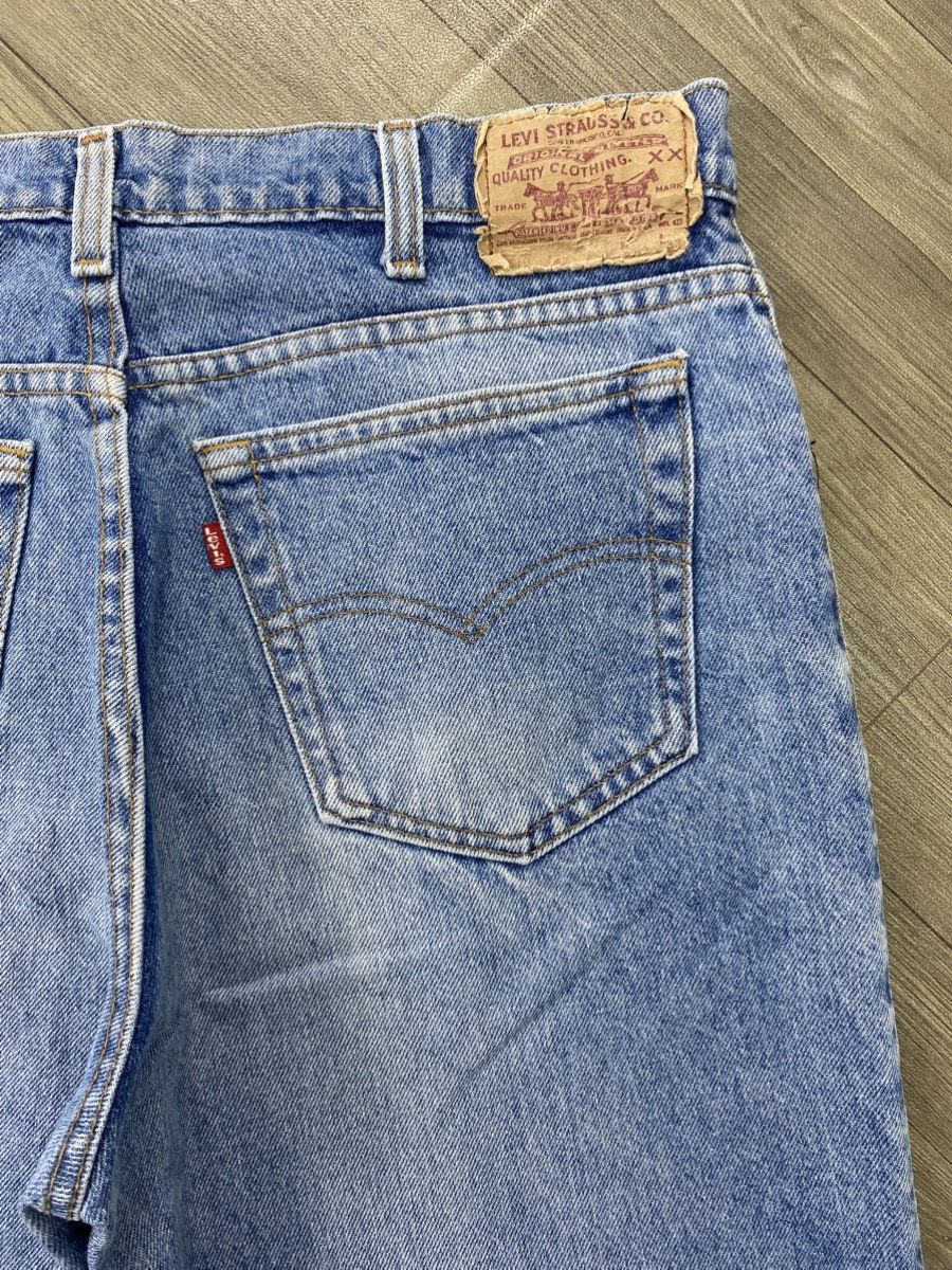 Levi's Vintage Clothing 🇺🇸1990s Vintage Levis 501 USA Straight 36x33 Light Blue Jeans Size US 33 - 14 Thumbnail