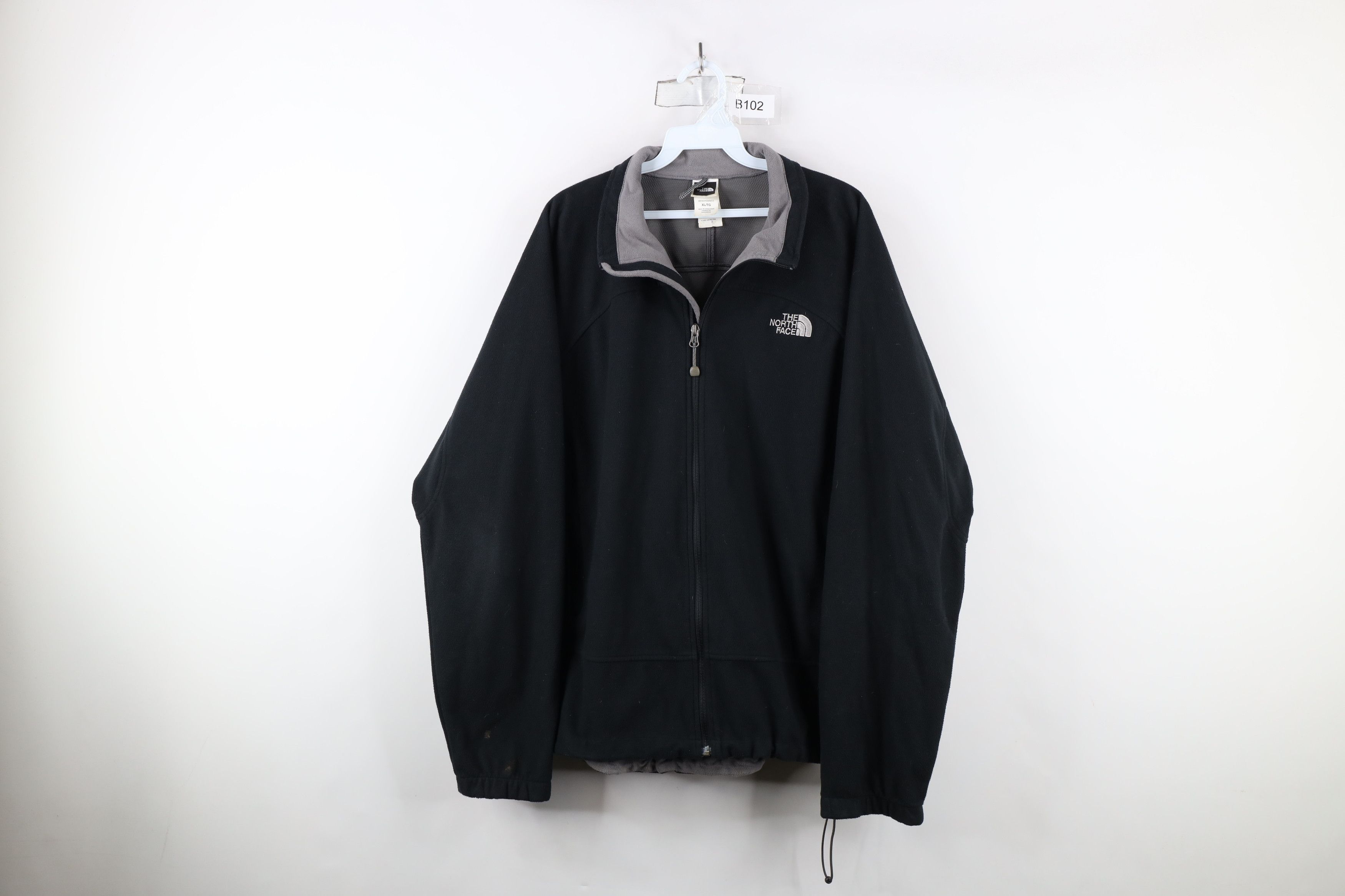 The North Face × Vintage Vintage The North Face Spell Full Zip Fleece Jacket Black Size US XL / EU 56 / 4 - 1 Thumbnail
