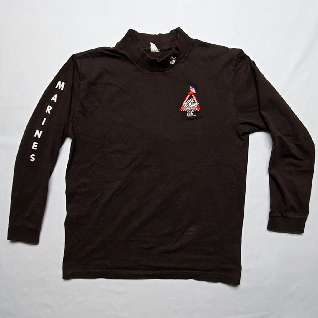 Other Marine Corps Marathon Brown Long Sleeve Embroidered M Tee Size US M / EU 48-50 / 2 - 1 Thumbnail