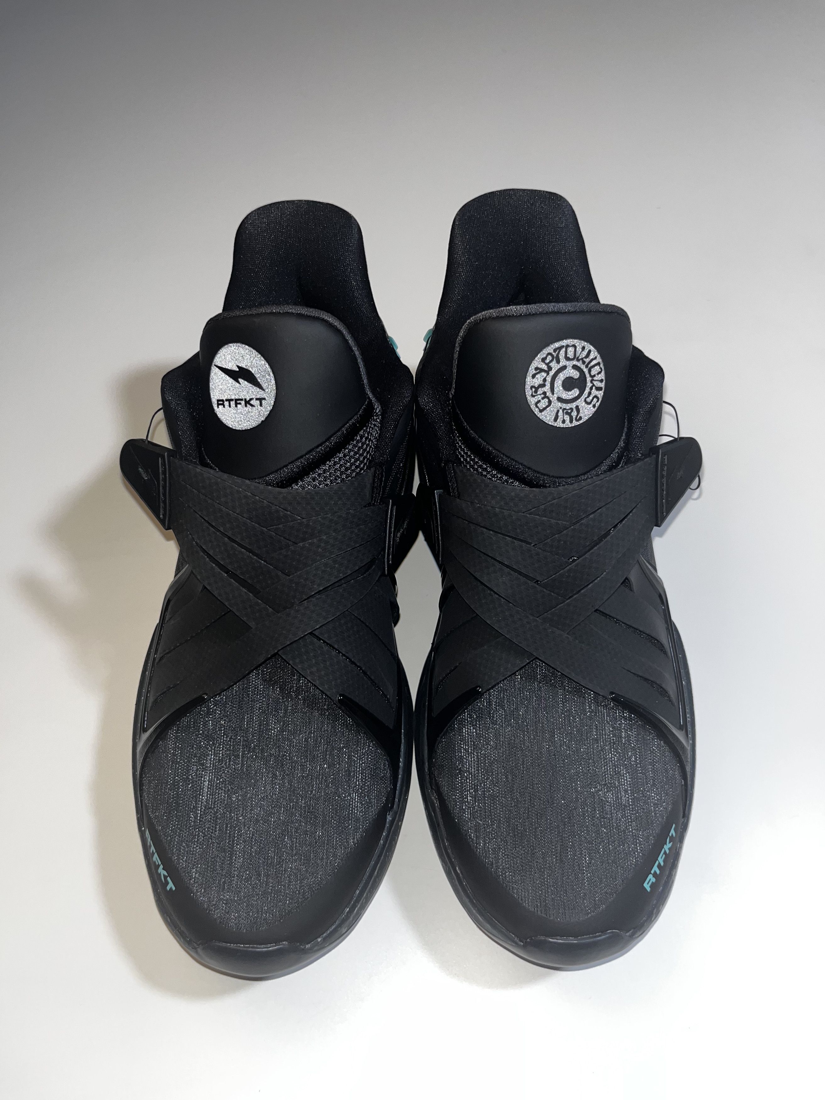 Nike RTFKT X NIKE BLACKOUT CRYPTOKICKS IRL AUTO LACE | Grailed
