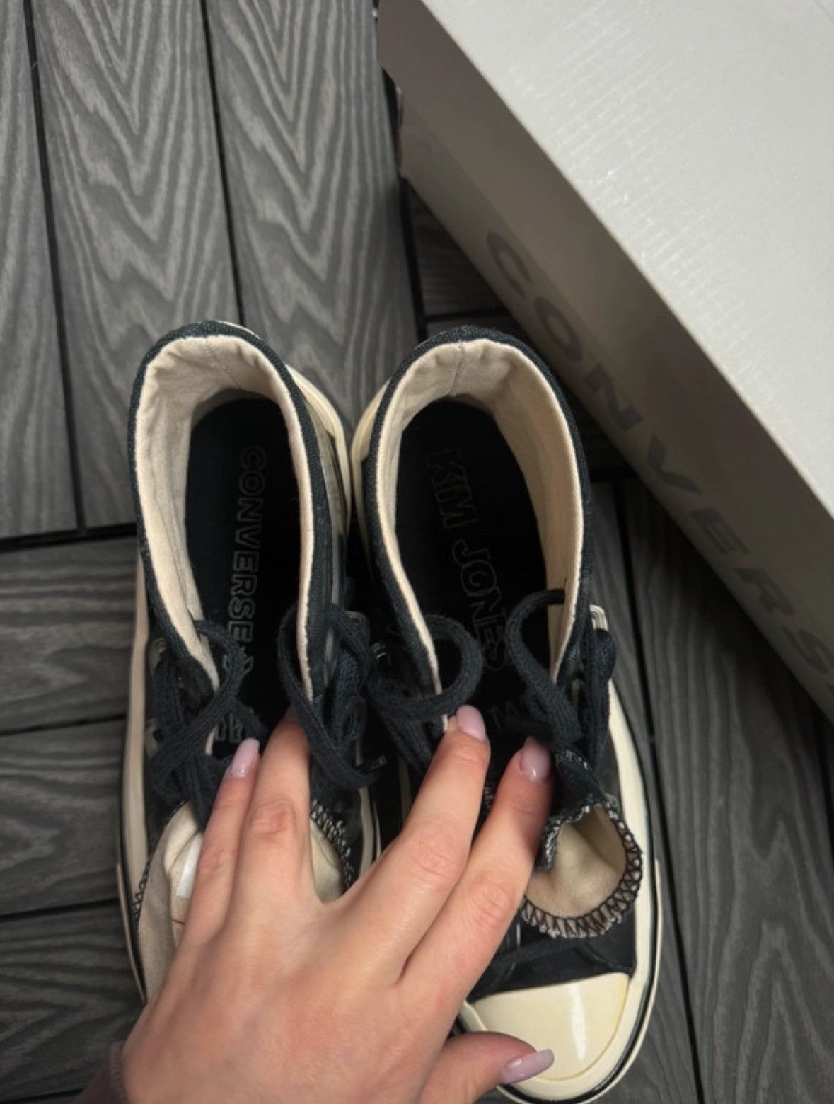 Converse × Kim Jones Converse x Kim Jones Black High Top Sneakers Size US 9 / IT 39 - 10 Thumbnail