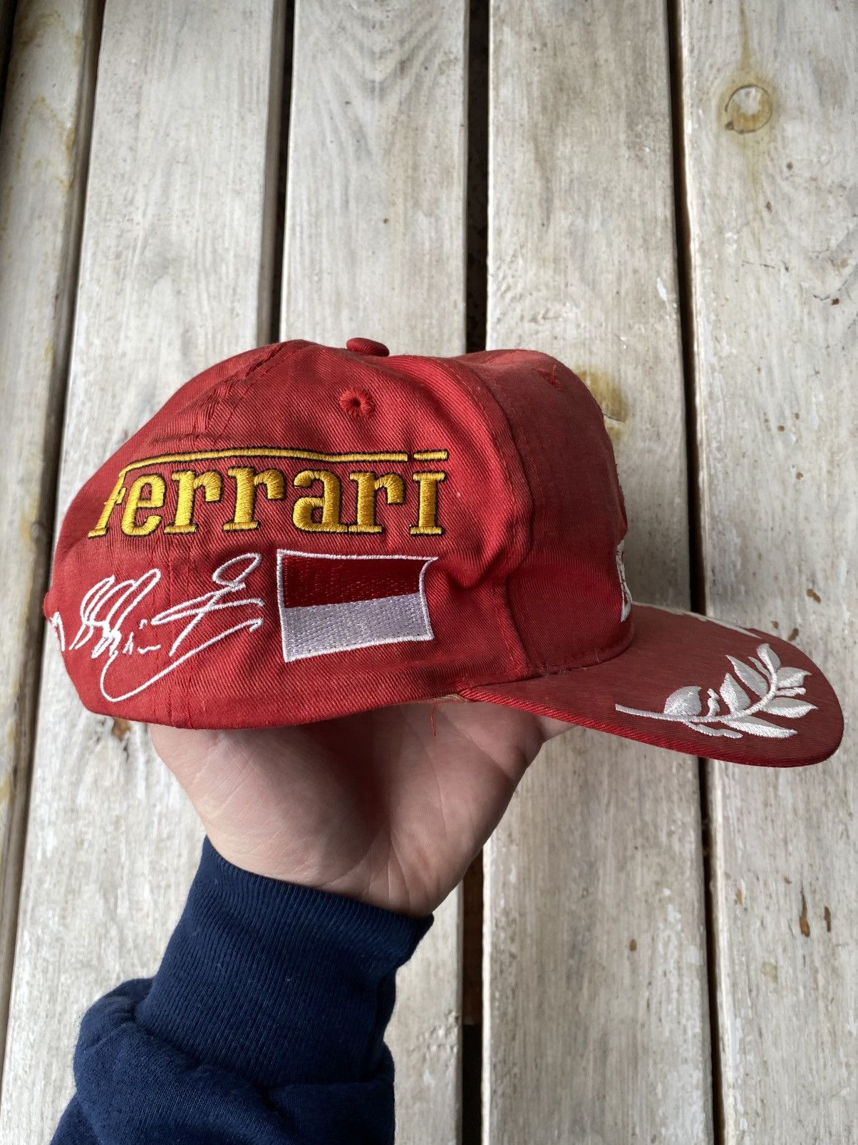 Ferrari × Formula 1 FERRARI CAP DEKRA VINTAGE MICHAEL SCHUMACHER CAP FORMULA 1 Size ONE SIZE - 4 Thumbnail
