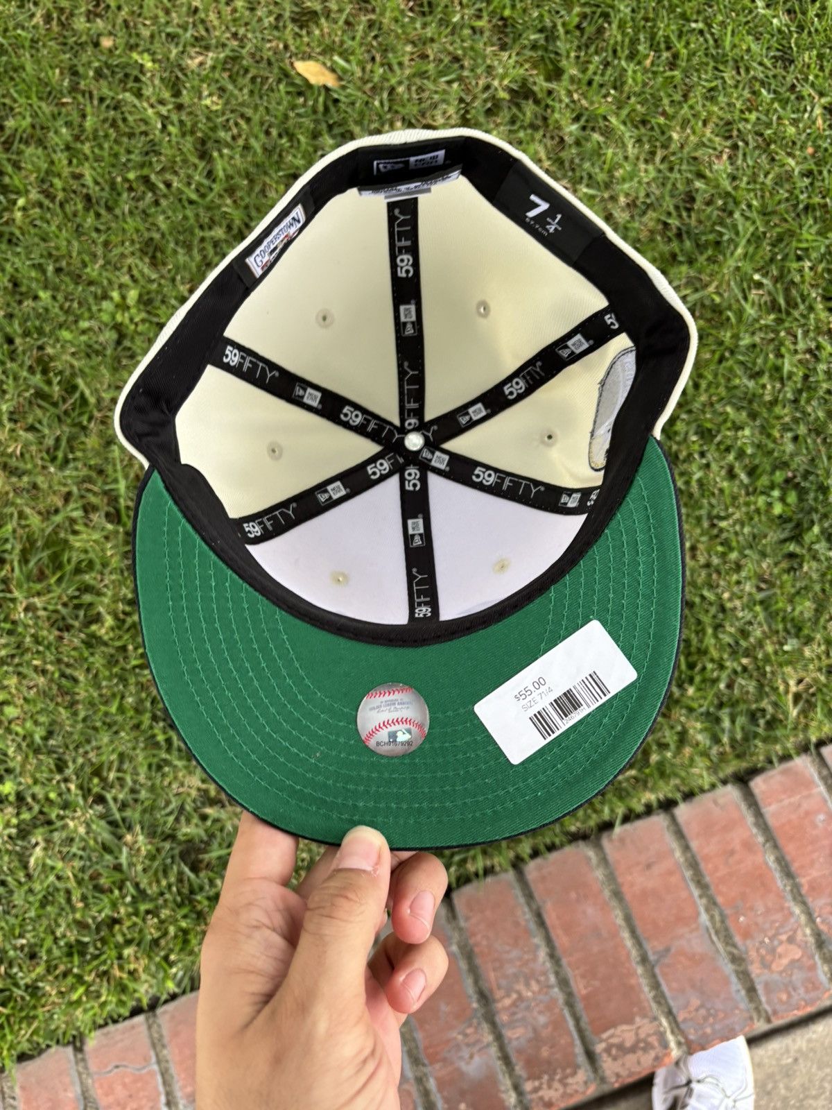 New Era 71/4 Vintage Houston Astros Fitted Size 44 - 2 Thumbnail