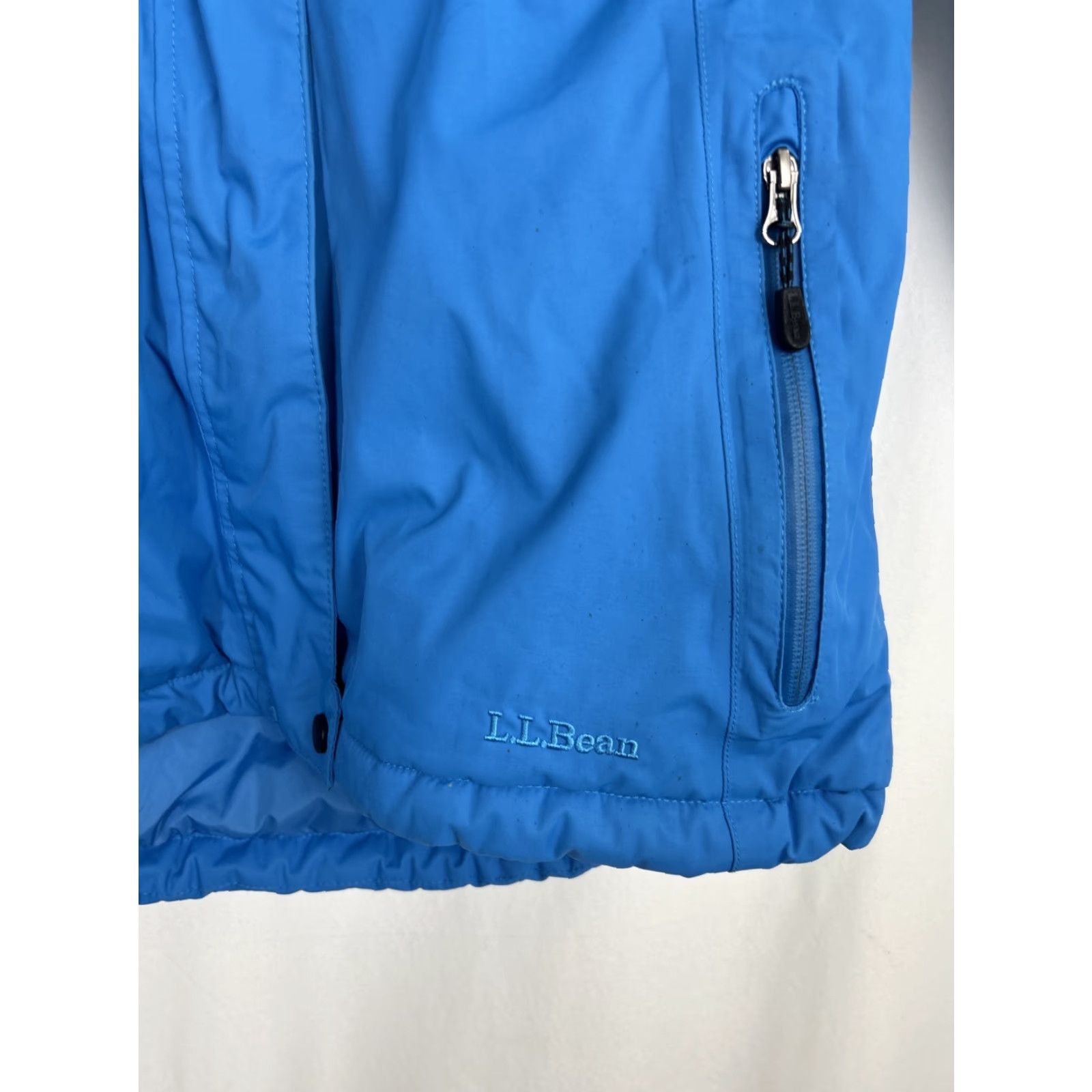 Vintage L.L. Bean Jackets Winter Hooded Full Zip S Blue Ladies Regular Size S Jacket Size S / US 4 / IT 40 - 6 Thumbnail