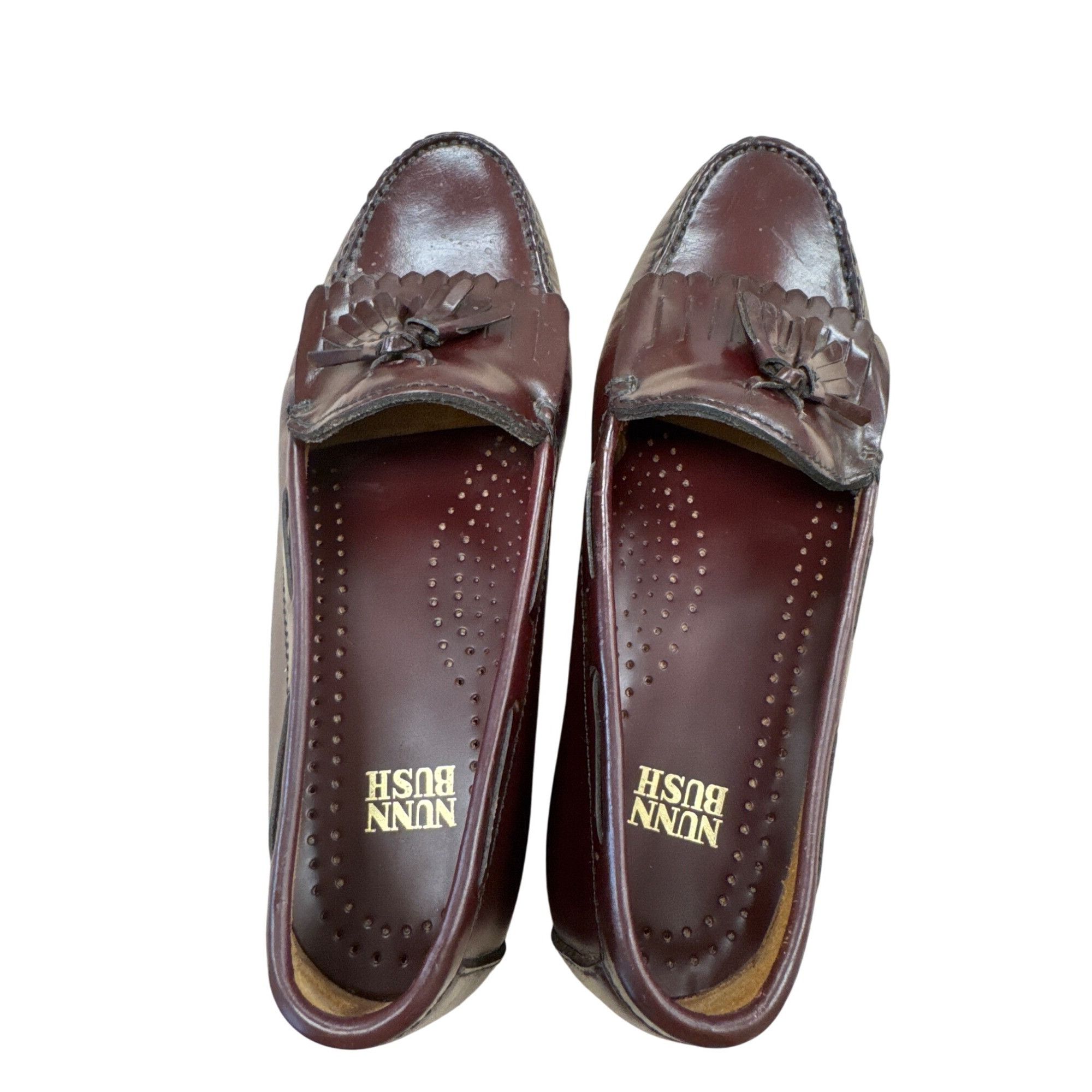 Nunn Bush Nunn Bush Mens Brown Tasseled Leather Loafers Size 9W SKU 73 Size US 9 / EU 42 - 6 Thumbnail