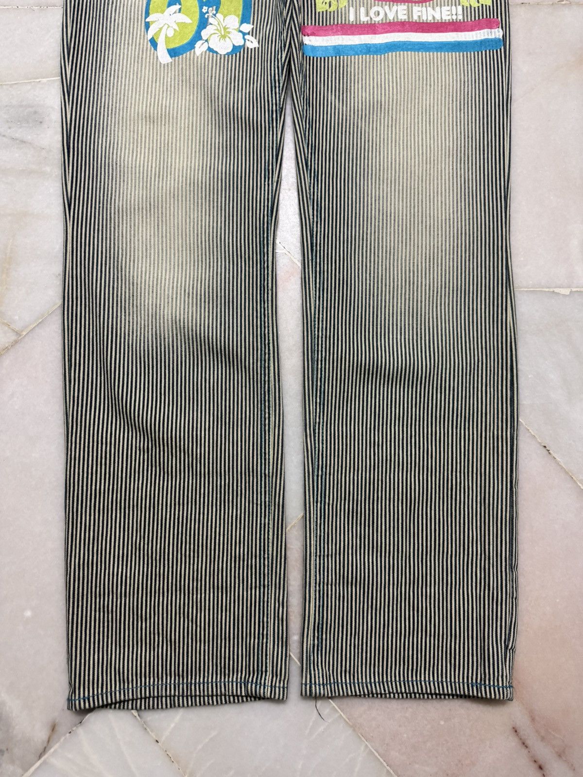 Hysteric Glamour 💥Insane 90s Clone Devgru Mudwash Faded Hickory Surf Jean Size US 32 / EU 48 - 11 Thumbnail