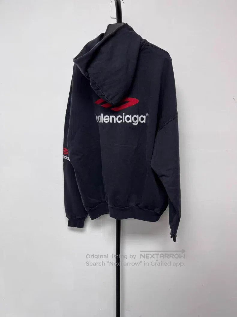 Balenciaga Balenciaga Letter Pattern Printed Hooded Casual Sweatshirt Size US S / EU 44-46 / 1 - 2 Thumbnail