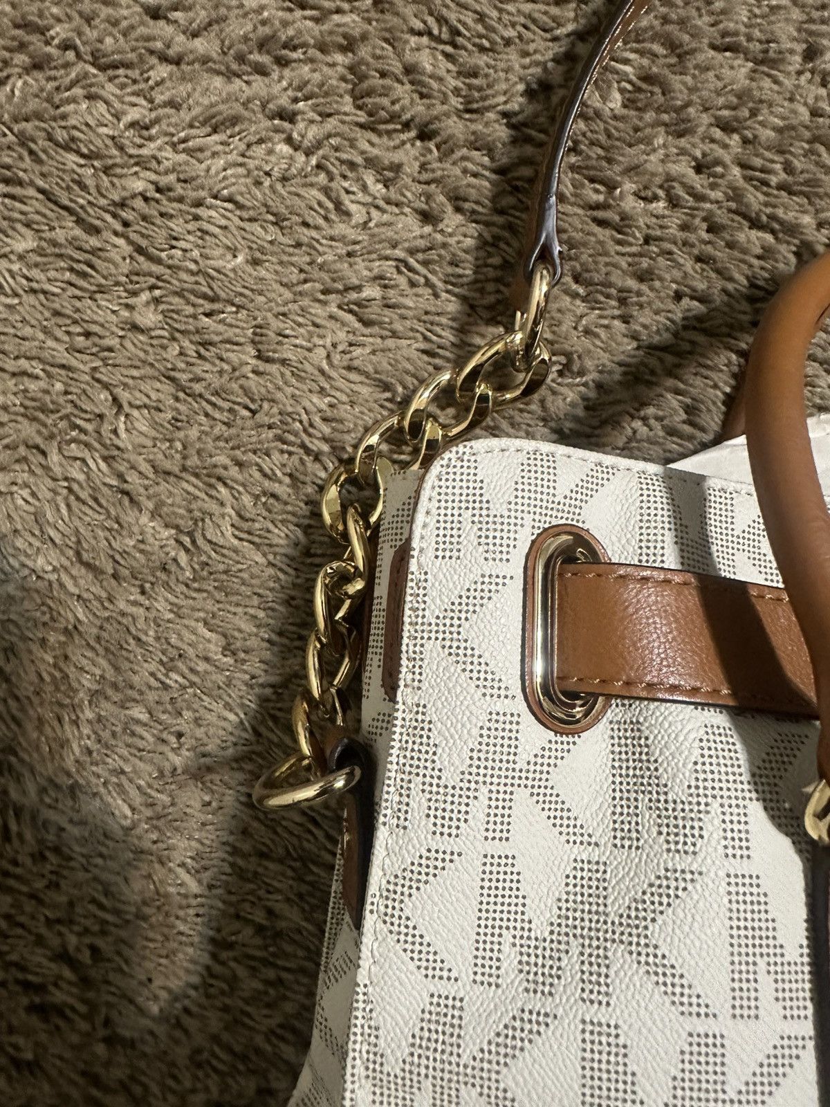 Michael Kors Vintage Michael Kors “Signature White” purse 00s Size ONE SIZE - 3 Thumbnail