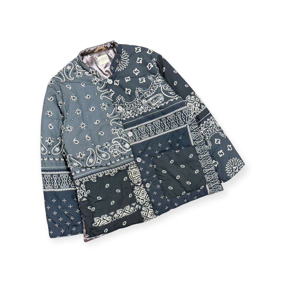 Kapital Kountry Kapital Kountry Patchwork Bandana Print Padded Cotton Jacket Size US M / EU 48-50 / 2 - 6 Thumbnail