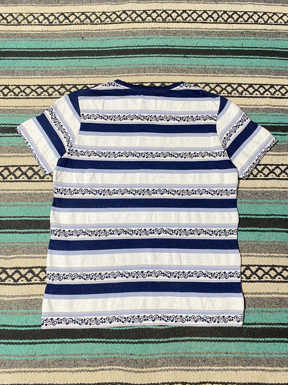 Remi Relief REMI RELIEF Jacquard Border Pocket Tee Size US S / EU 44-46 / 1 - 6 Thumbnail