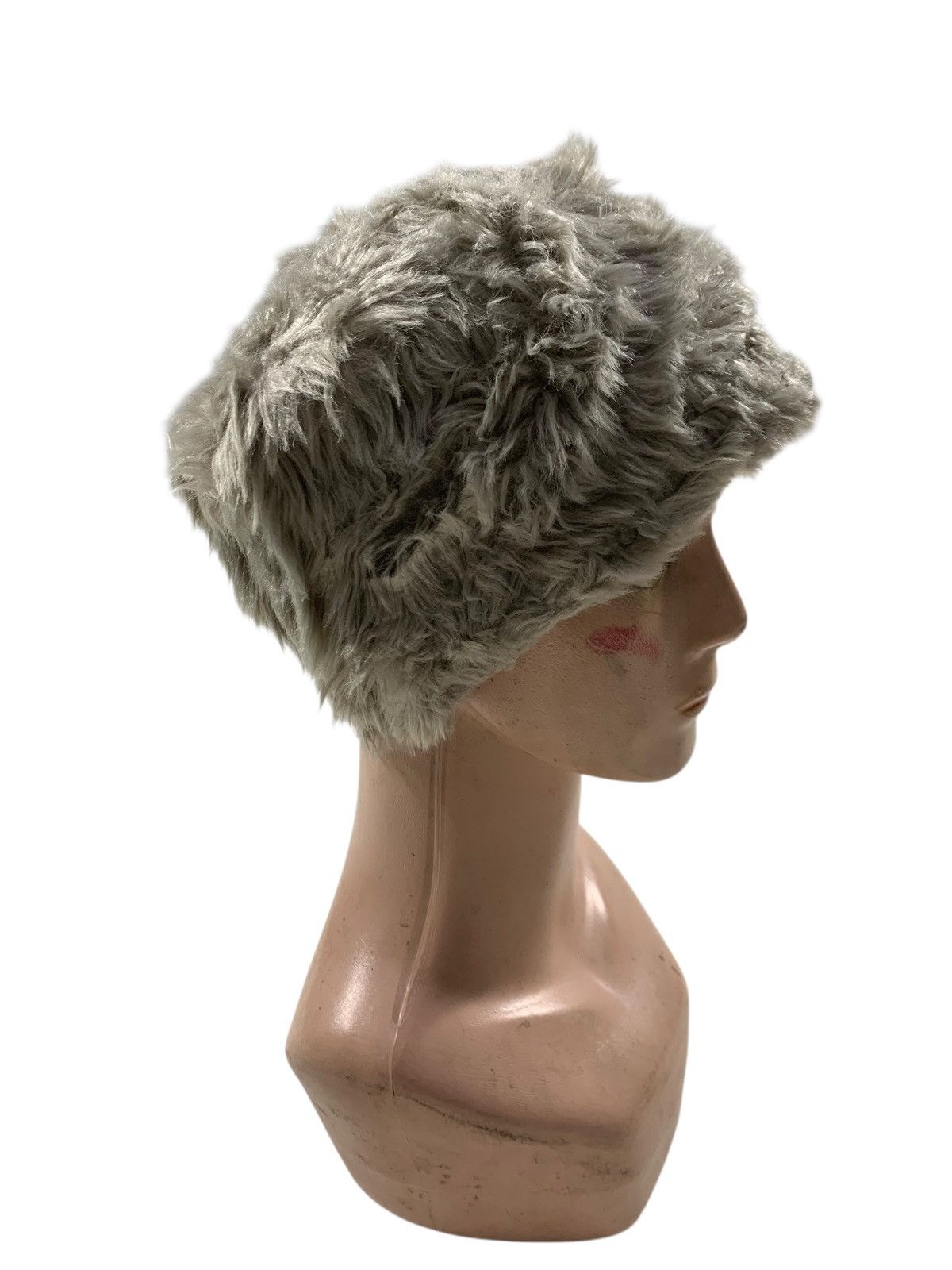 Japanese Brand Fuzzy mohair beanie hats rare Size ONE SIZE - 2 Thumbnail