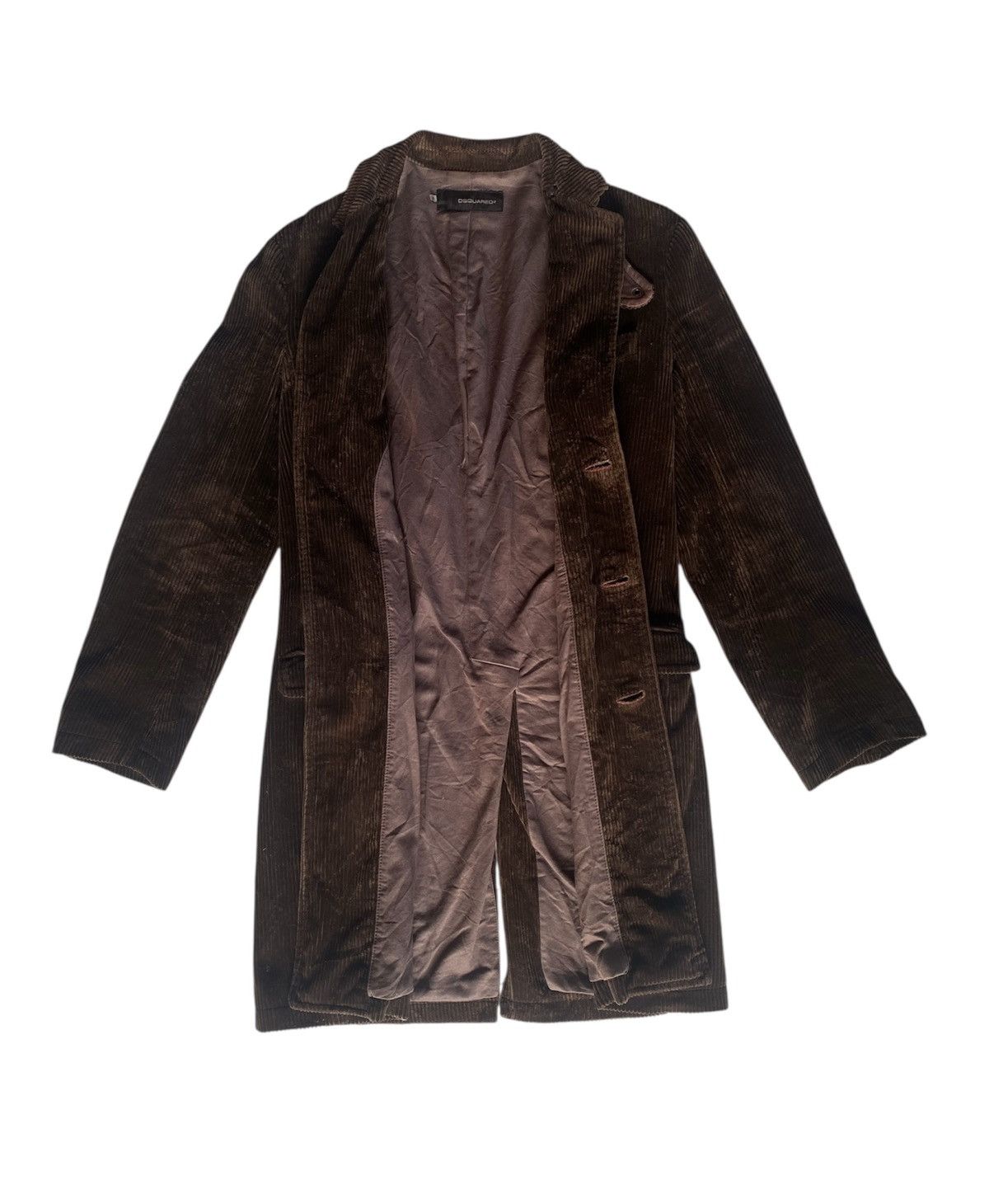 Dsquared2 Luxury Dsquared2 Corduroy Button Jacket Size US M / EU 48-50 / 2 - 3 Thumbnail